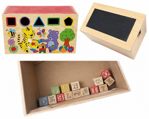 Wooden nursery storage box - nursery,