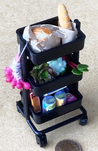 Filled black plastic kitchen - plastic,