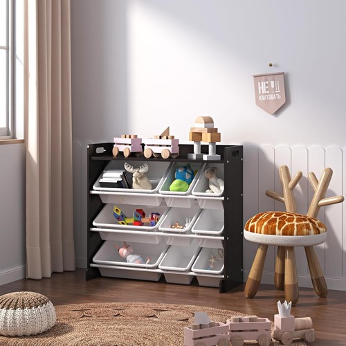 Wooden toy shelf - wooden,