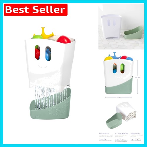 Sage green bath toy caddy - sage,