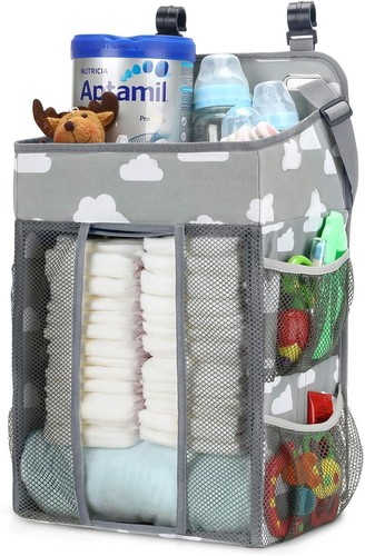 Hanging nappy caddy - nappy, organiser